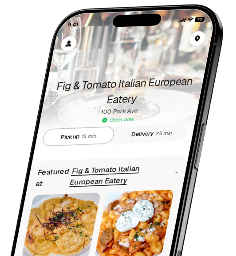 Fig & Tomato Italian European Eatery app preview